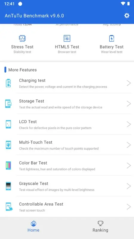 Antutu Benchmark screenshot