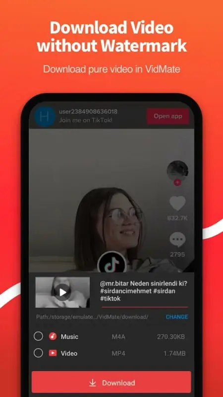 VidMate screenshot