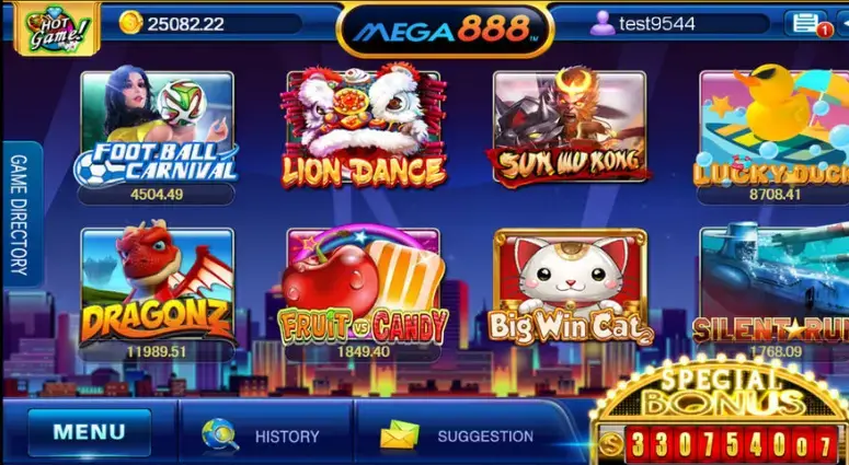 Mega888 screenshot