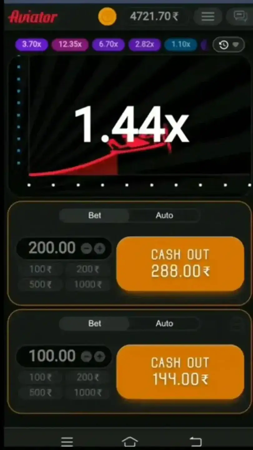 Cashbet Aviator screenshot