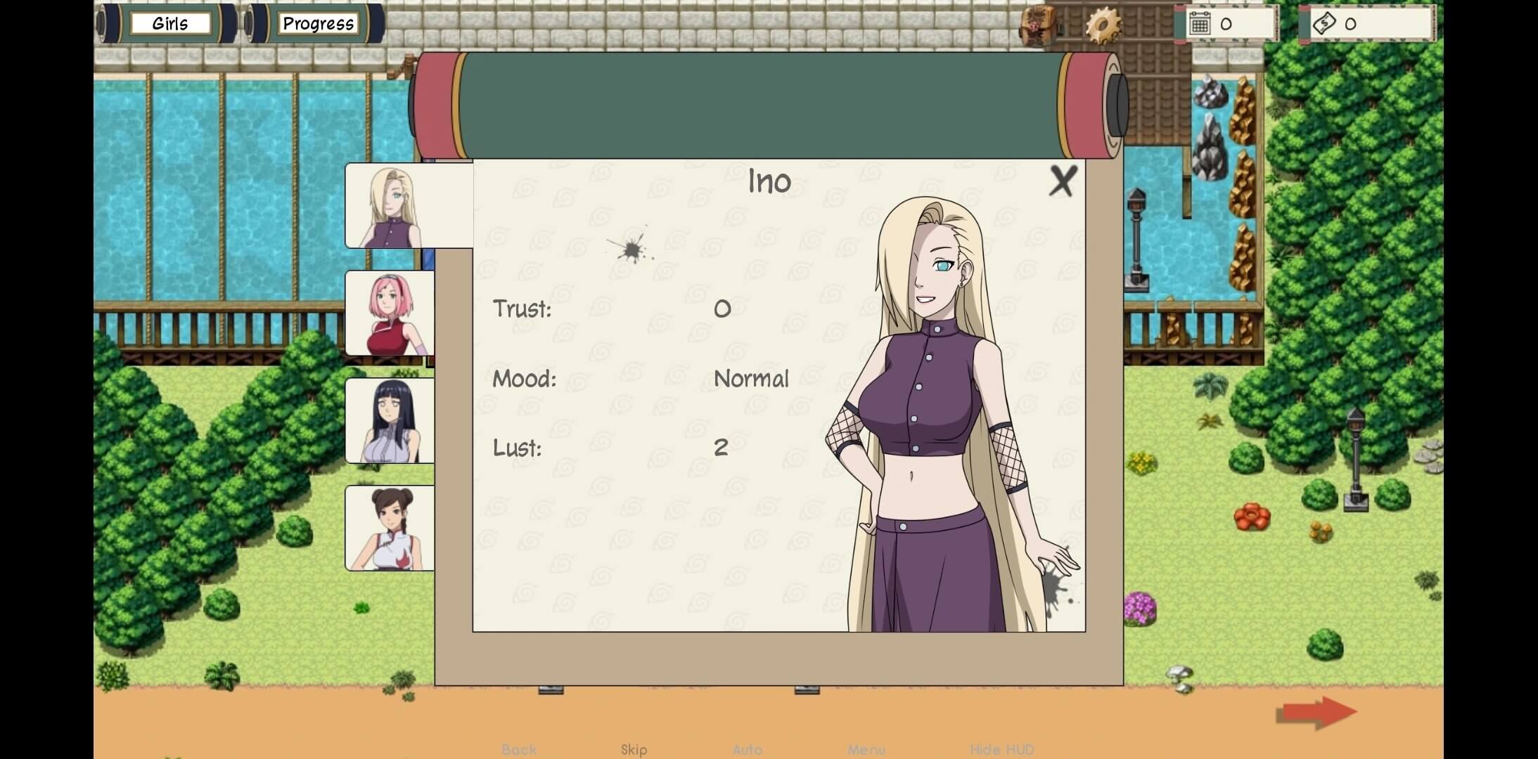 Naruto: Kunoichi Trainer screenshot