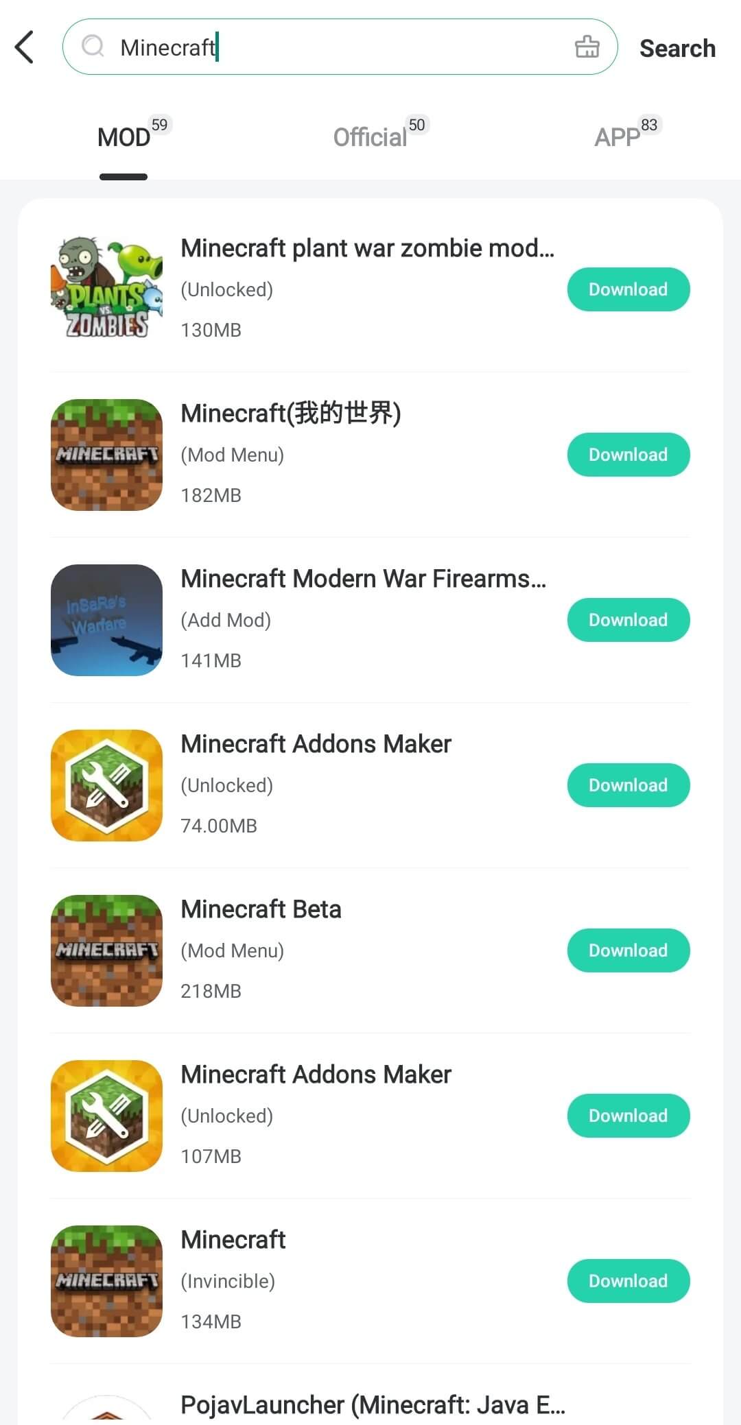 SosoMod screenshot