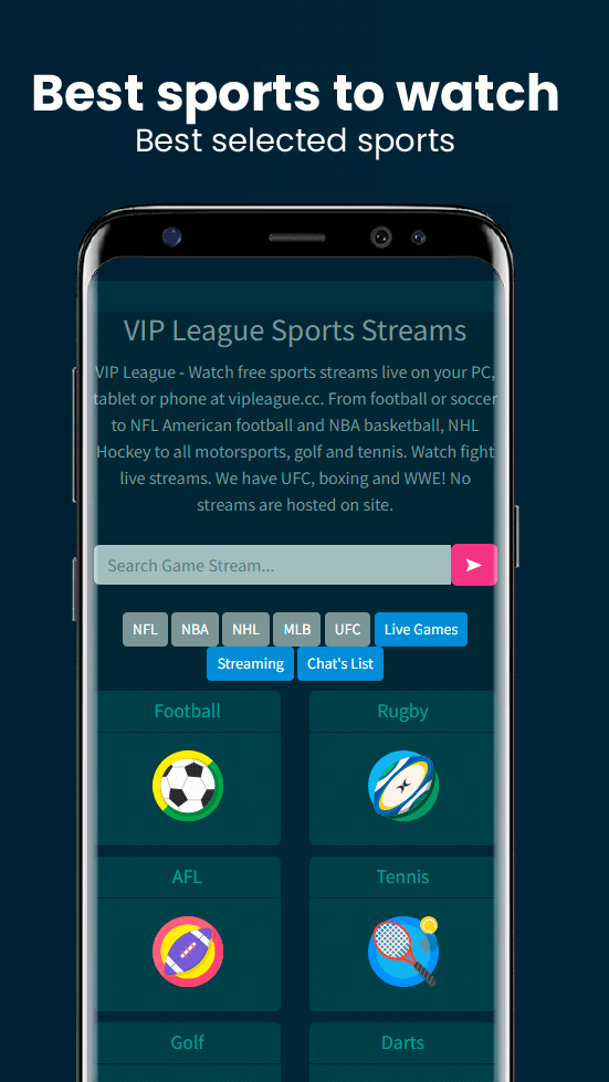 VIPLeague: VIP League Sports  screenshot