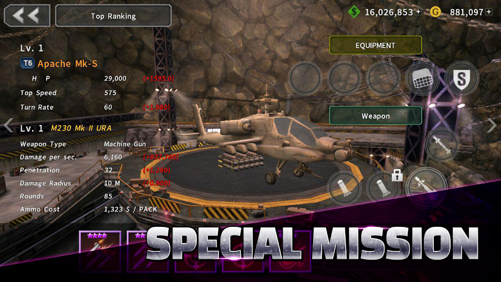 GUNSHIP BATTLE: Helicopter 3D screenshot
