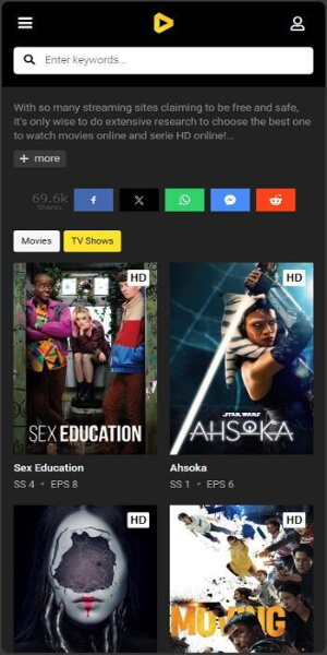 Movie4kto.net screenshot