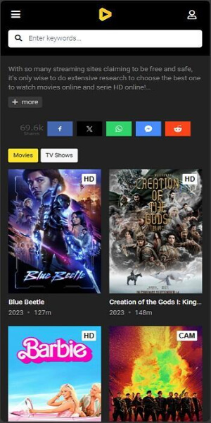 Movie4kto.net screenshot