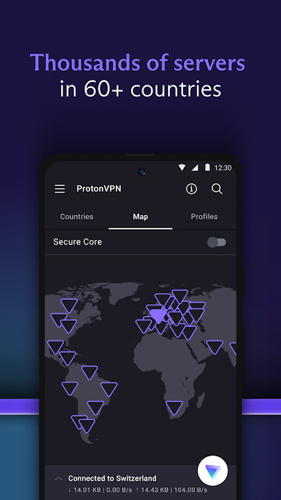 Proton VPN screenshot