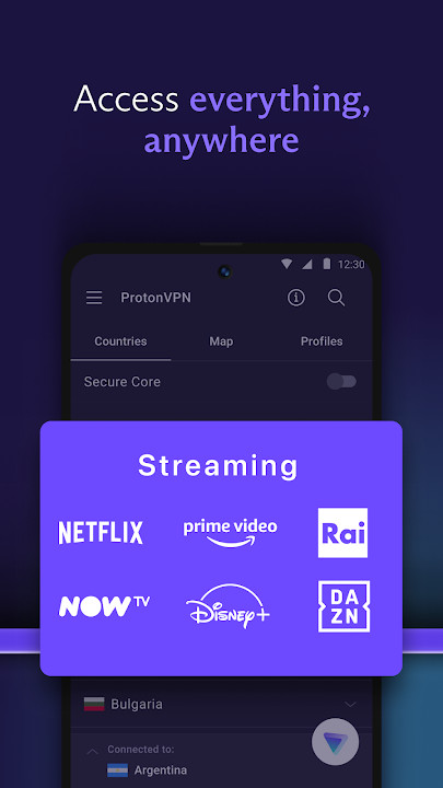 Proton VPN screenshot