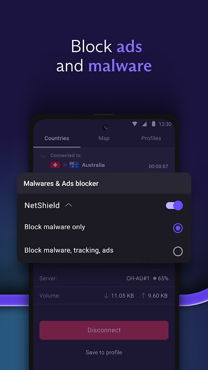 Proton VPN screenshot