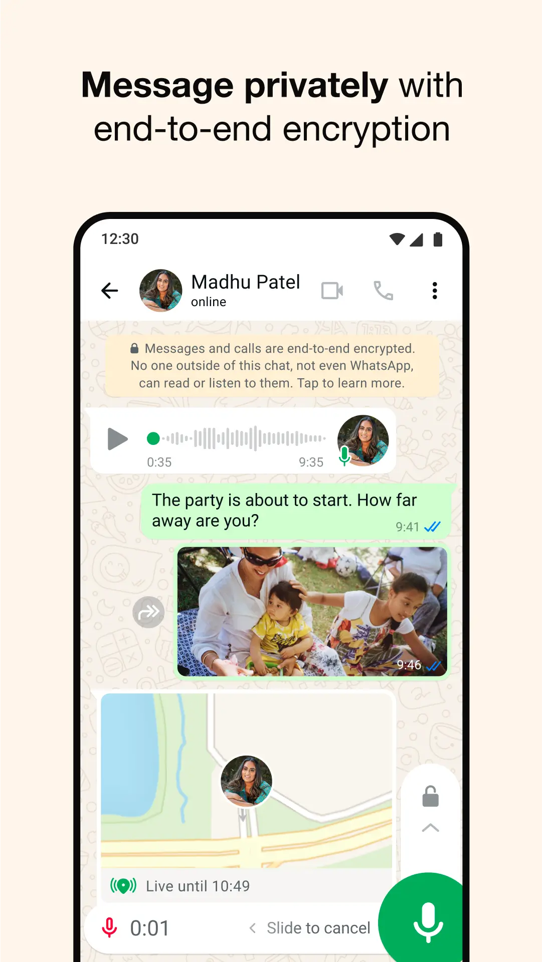 WhatsApp screenshot