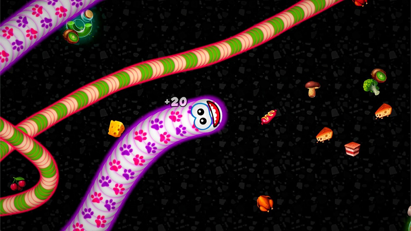 Worms Zone.io  screenshot
