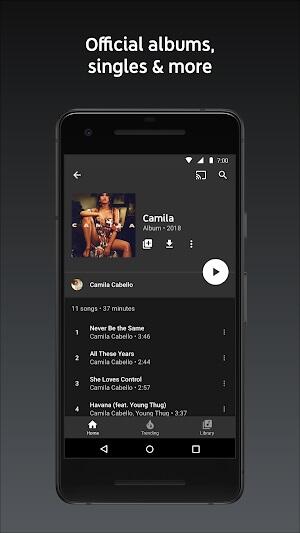 YouTube Music screenshot