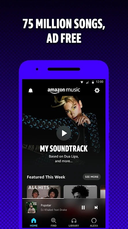 Amazon Music screenshot