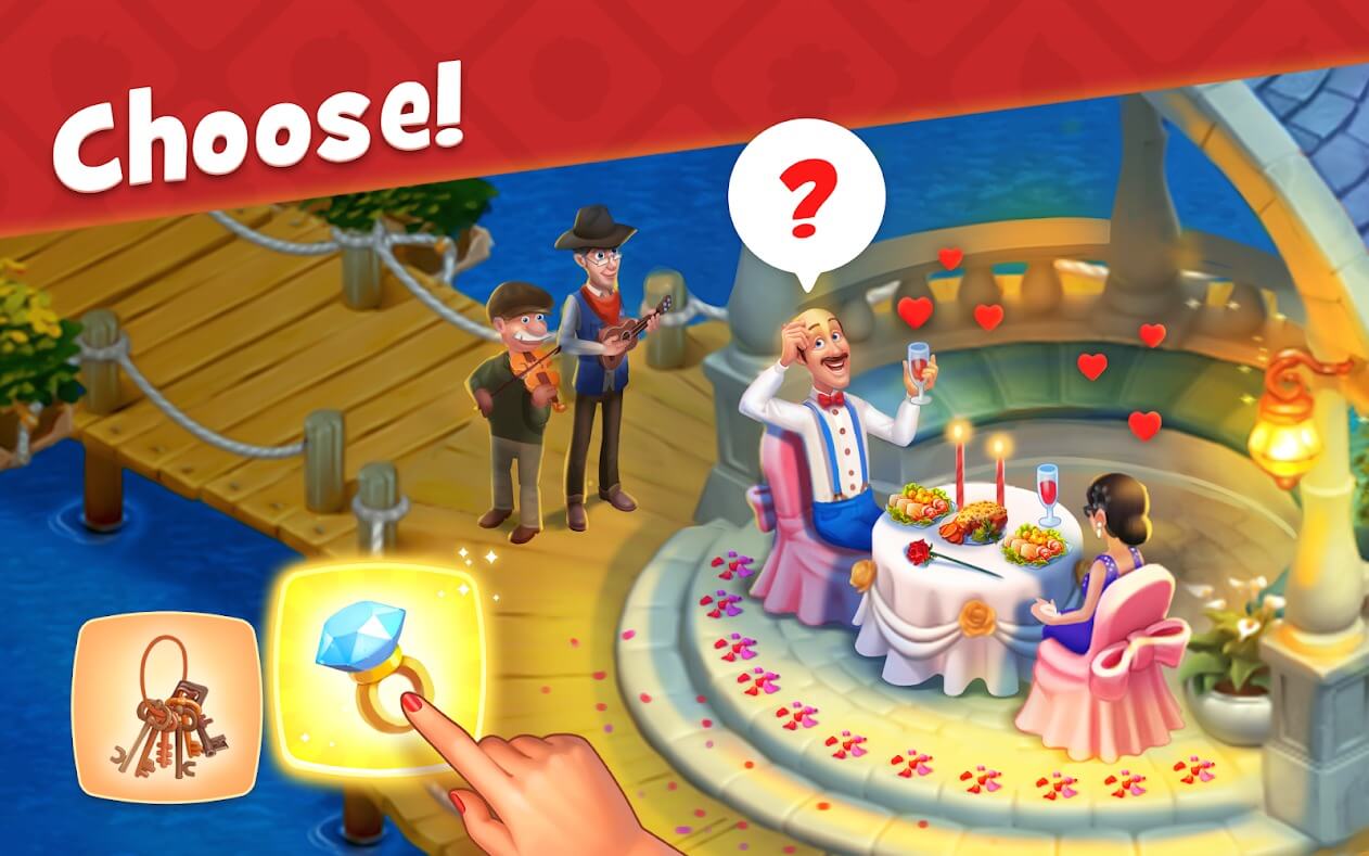 Gardenscapes screenshot