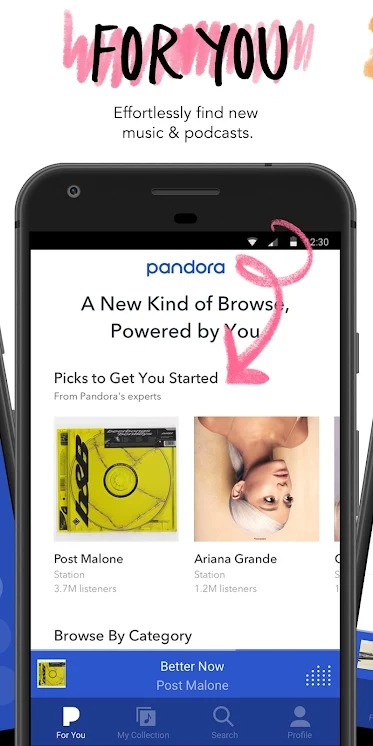 Pandora Music screenshot