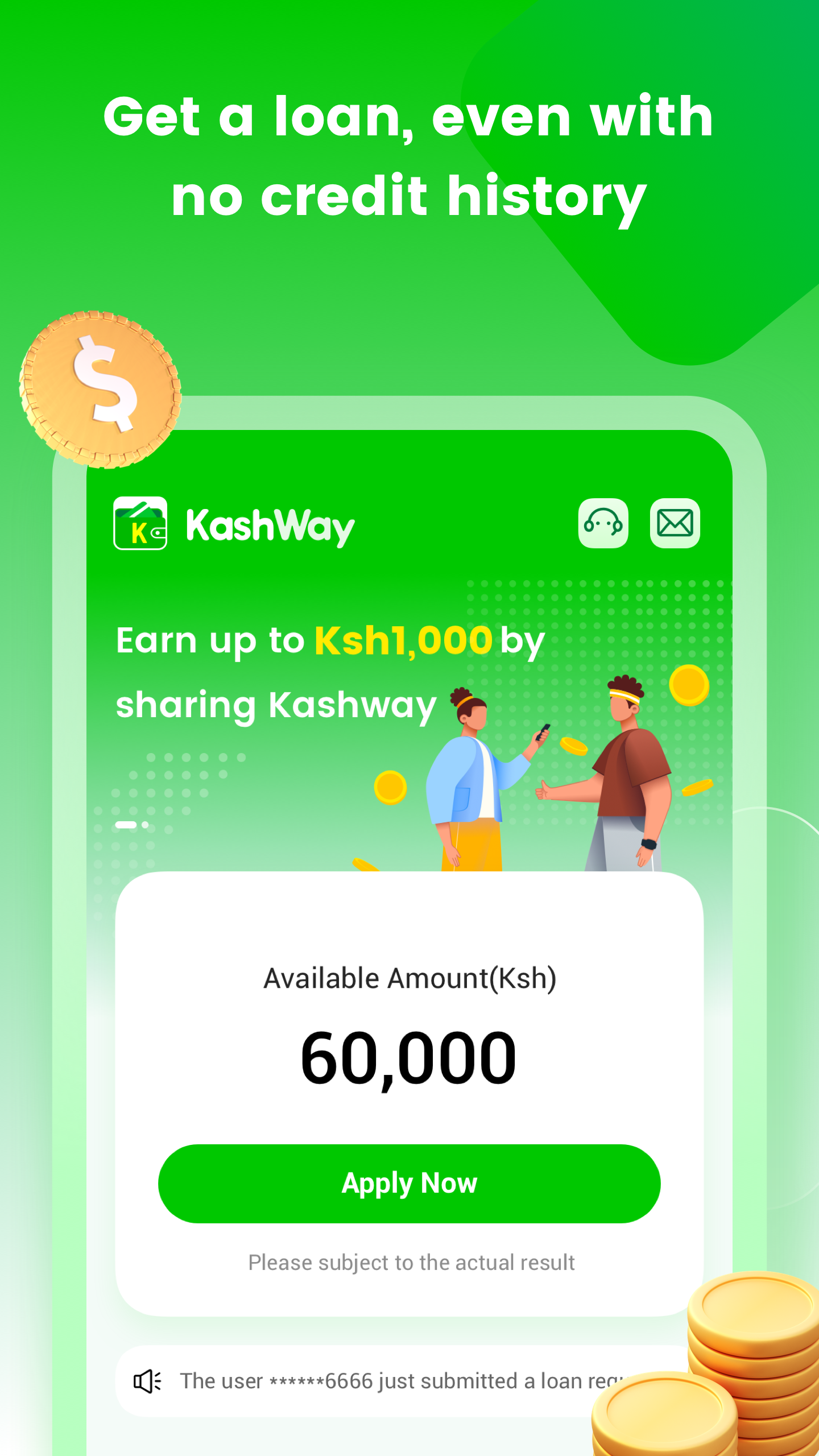 kashway Loan screenshot