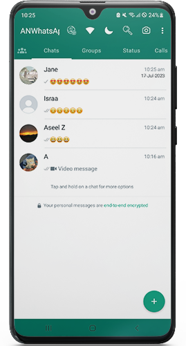 ANWhatsApp  screenshot