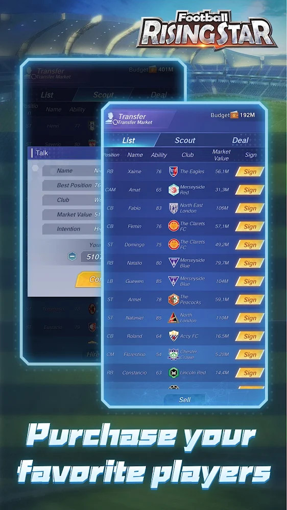 Football Rising Star screenshot