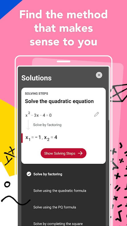 Photomath screenshot