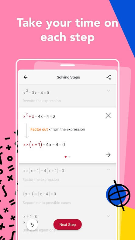 Photomath screenshot