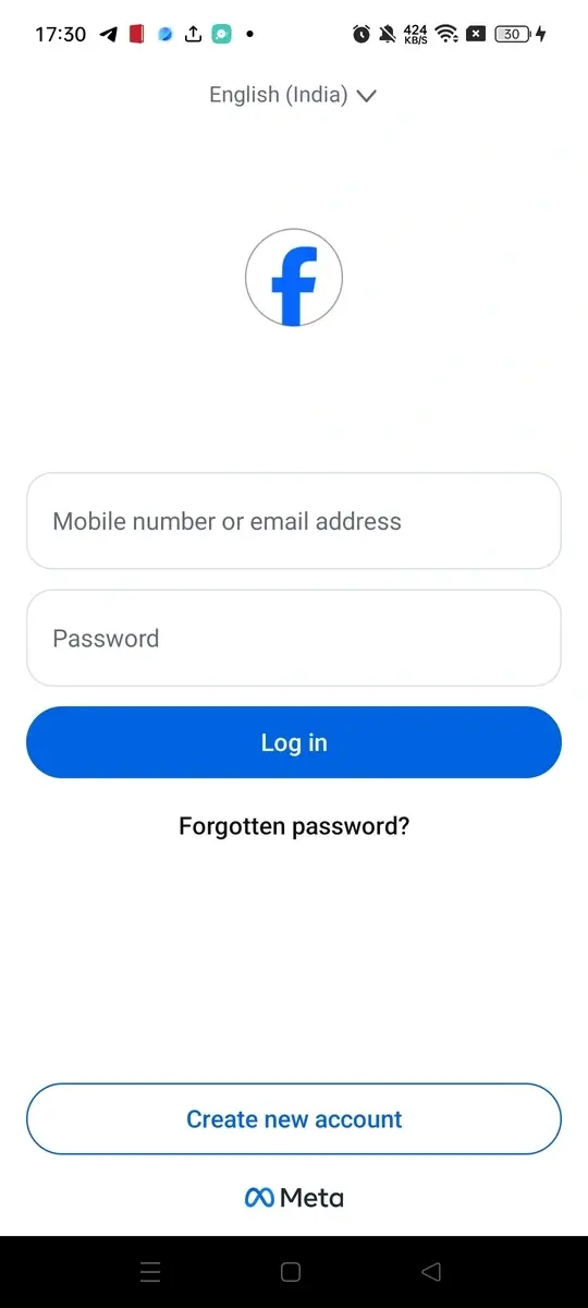 Facebook Lite screenshot