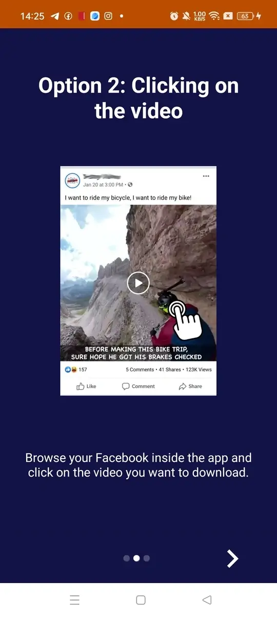 FastVid: FB Video Downloader screenshot