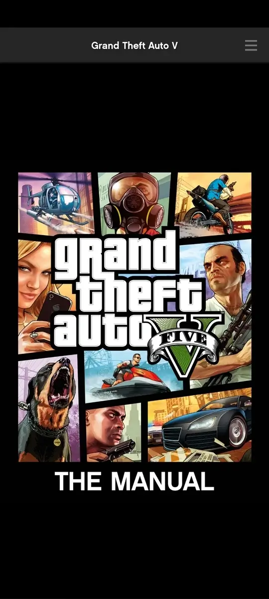 GTA 5 - Grand Theft Auto V: The Manual screenshot