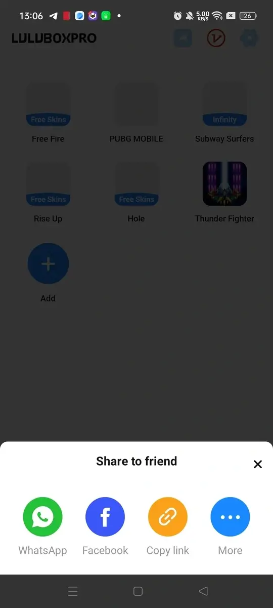 Lulubox screenshot