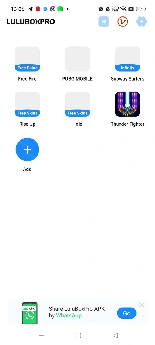 Lulubox screenshot