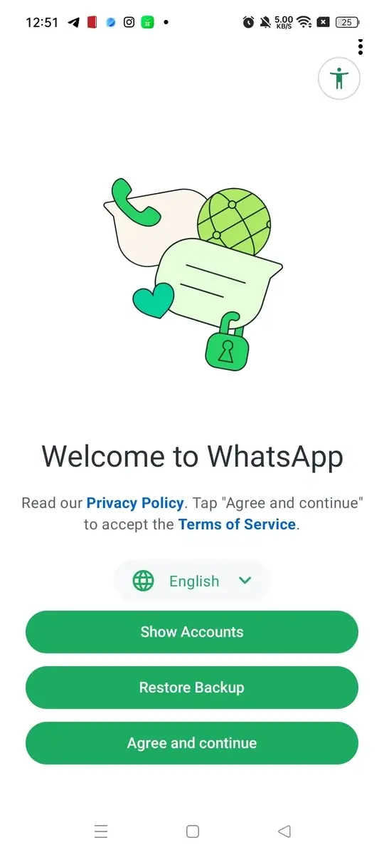 WhatsApp Black Gold screenshot