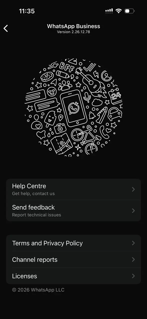 WhatsApp Business screenshot
