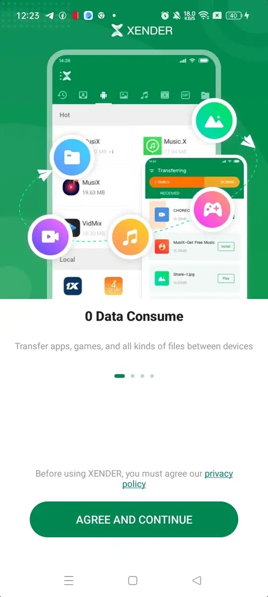 Xender screenshot