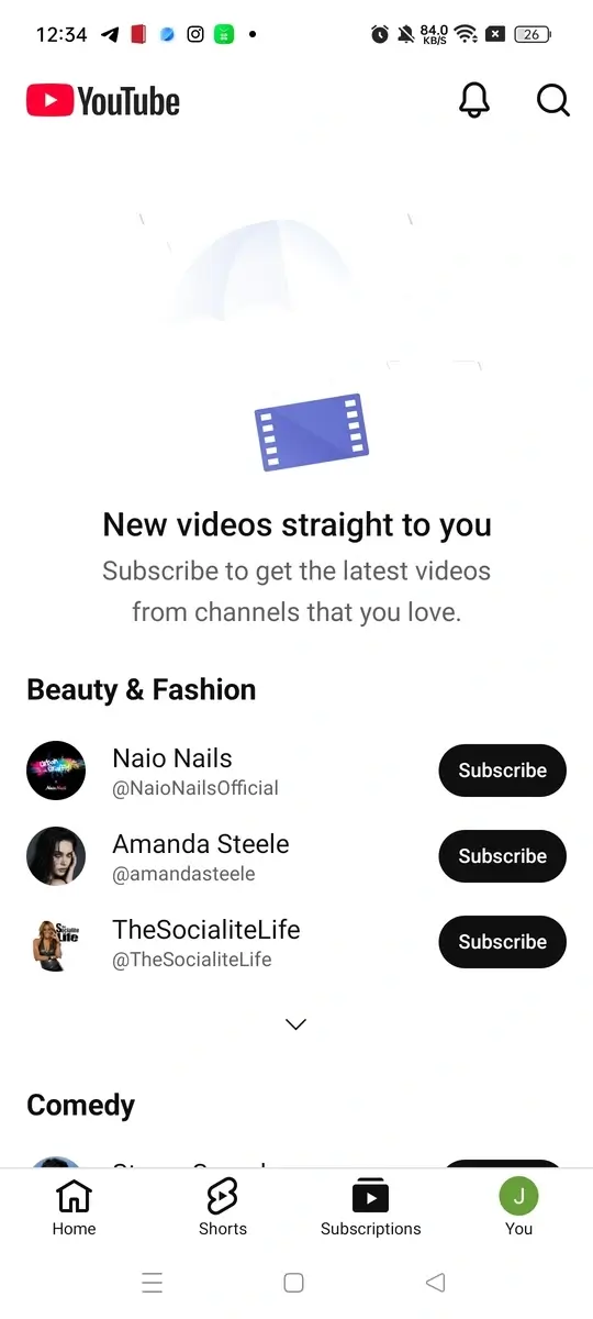YouTube screenshot